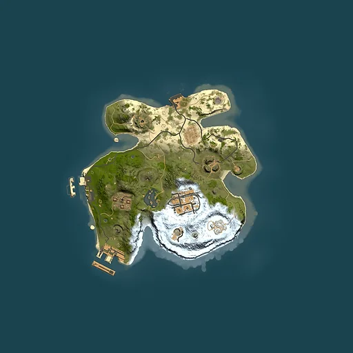Rust map seed 1687819758, 2000x2000m top-down preview