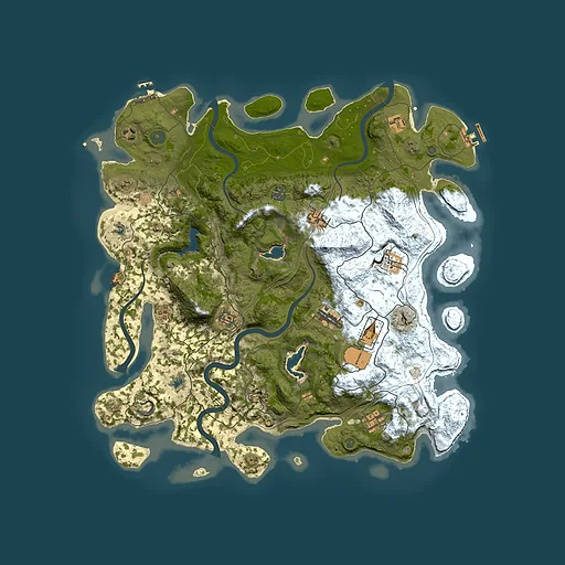 Rust map seed 1766143449, 4500x4500m top-down preview