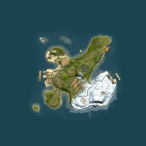 Rust map seed 1584462231, 2000x2000m top-down preview