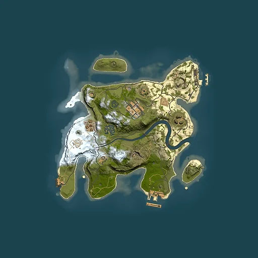 Rust map seed 109791120, 2500x2500m top-down preview