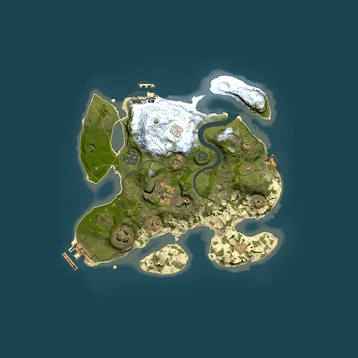 Rust map seed 2087162498, 2500x2500m top-down preview