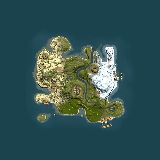 Rust map seed 1741163097, 2500x2500m top-down preview