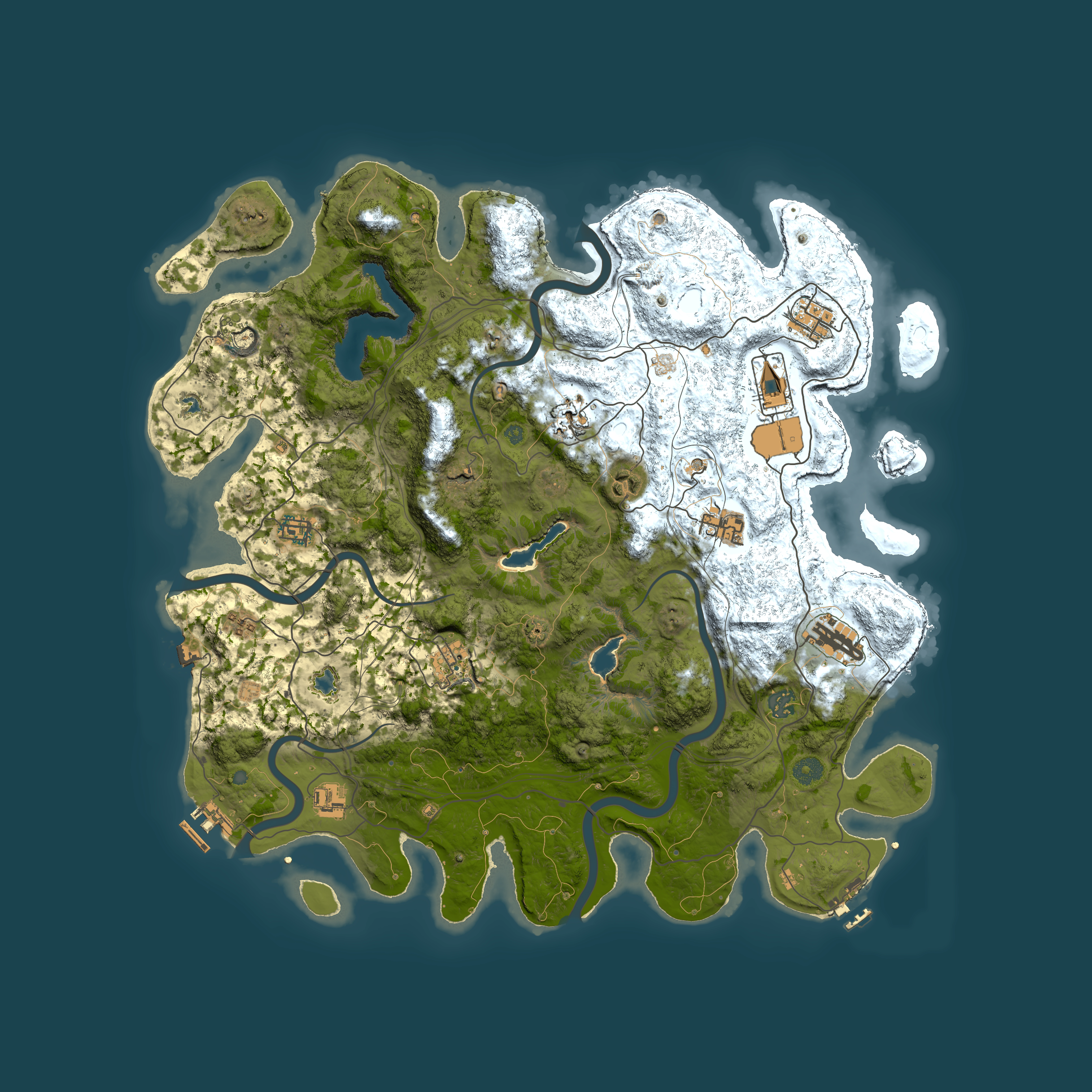 Full top-down render of Rust map seed 282449068, 4500x4500m