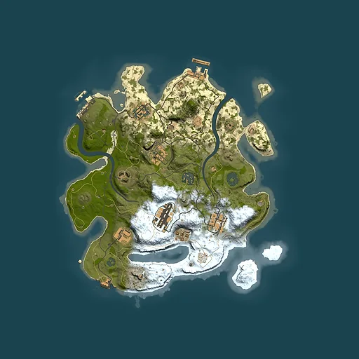 Rust map seed 1269818715, 3000x3000m top-down preview