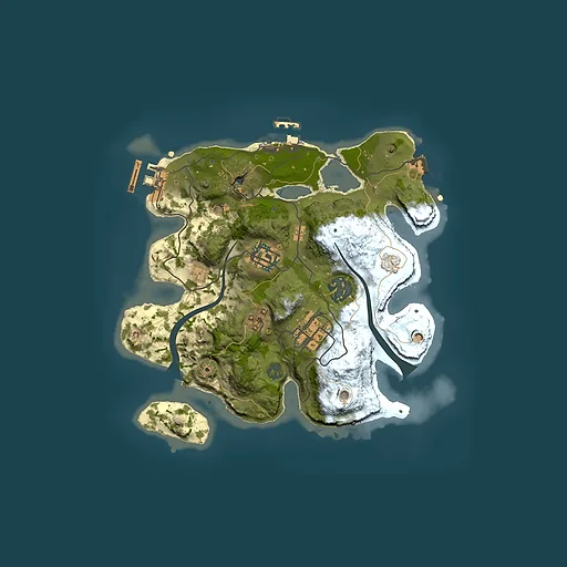 Rust map seed 1120617867, 2500x2500m top-down preview