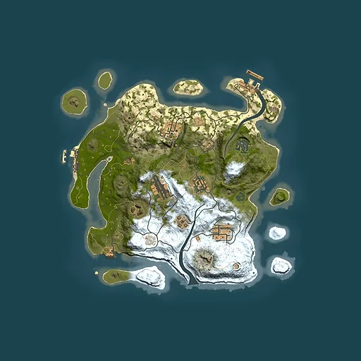 Rust map seed 1812026305, 3000x3000m top-down preview