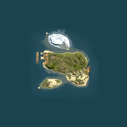 Rust map seed 1060015050, 1500x1500m top-down preview