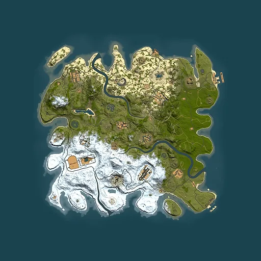 Rust map seed 1572857544, 4000x4000m top-down preview