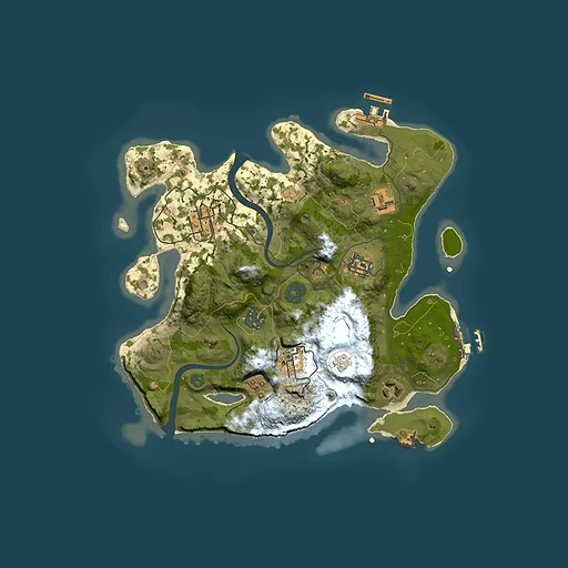 Rust map seed 1589404515, 3000x3000m top-down preview