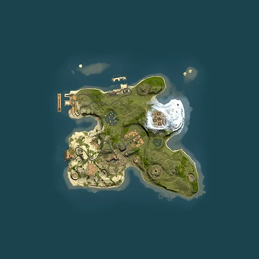Rust map seed 1528913474, 2000x2000m top-down preview
