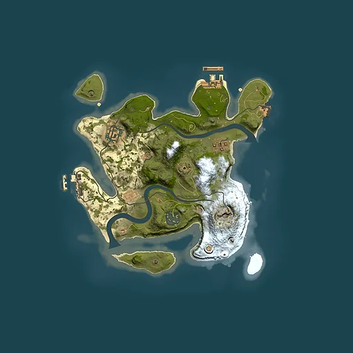 Rust map seed 1900459386, 2500x2500m top-down preview