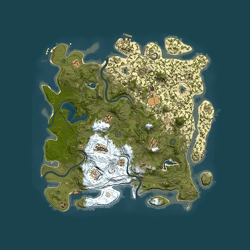 Rust map seed 1708196617, 4500x4500m top-down preview