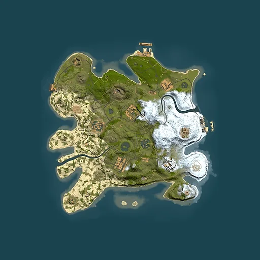 Rust map seed 538852918, 3000x3000m top-down preview