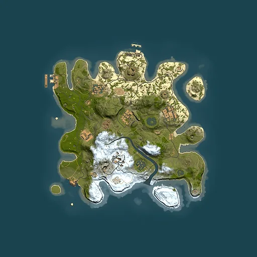 Rust map seed 1886509505, 3000x3000m top-down preview