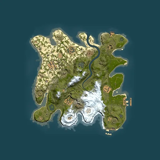 Rust map seed 1561882017, 3000x3000m top-down preview