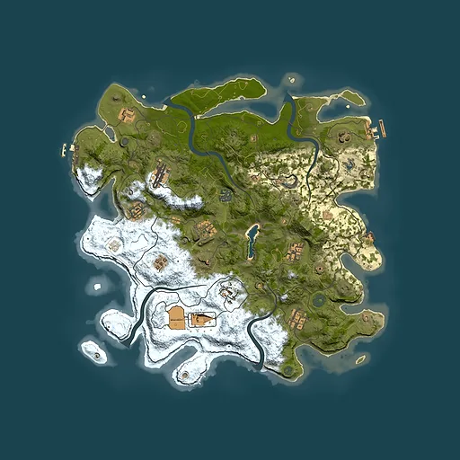 Rust map seed 1804750083, 4000x4000m top-down preview
