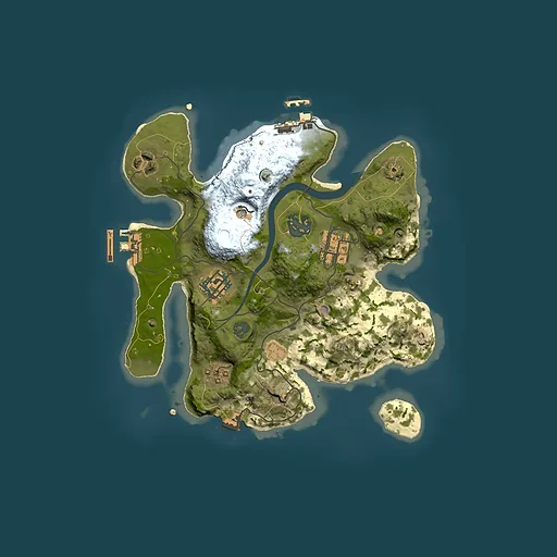 Rust map seed 1816670917, 2500x2500m top-down preview