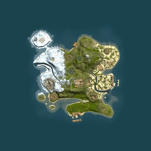 Rust map seed 706848733, 2500x2500m top-down preview