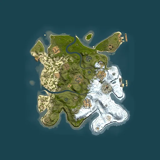 Rust map seed 643380311, 3000x3000m top-down preview