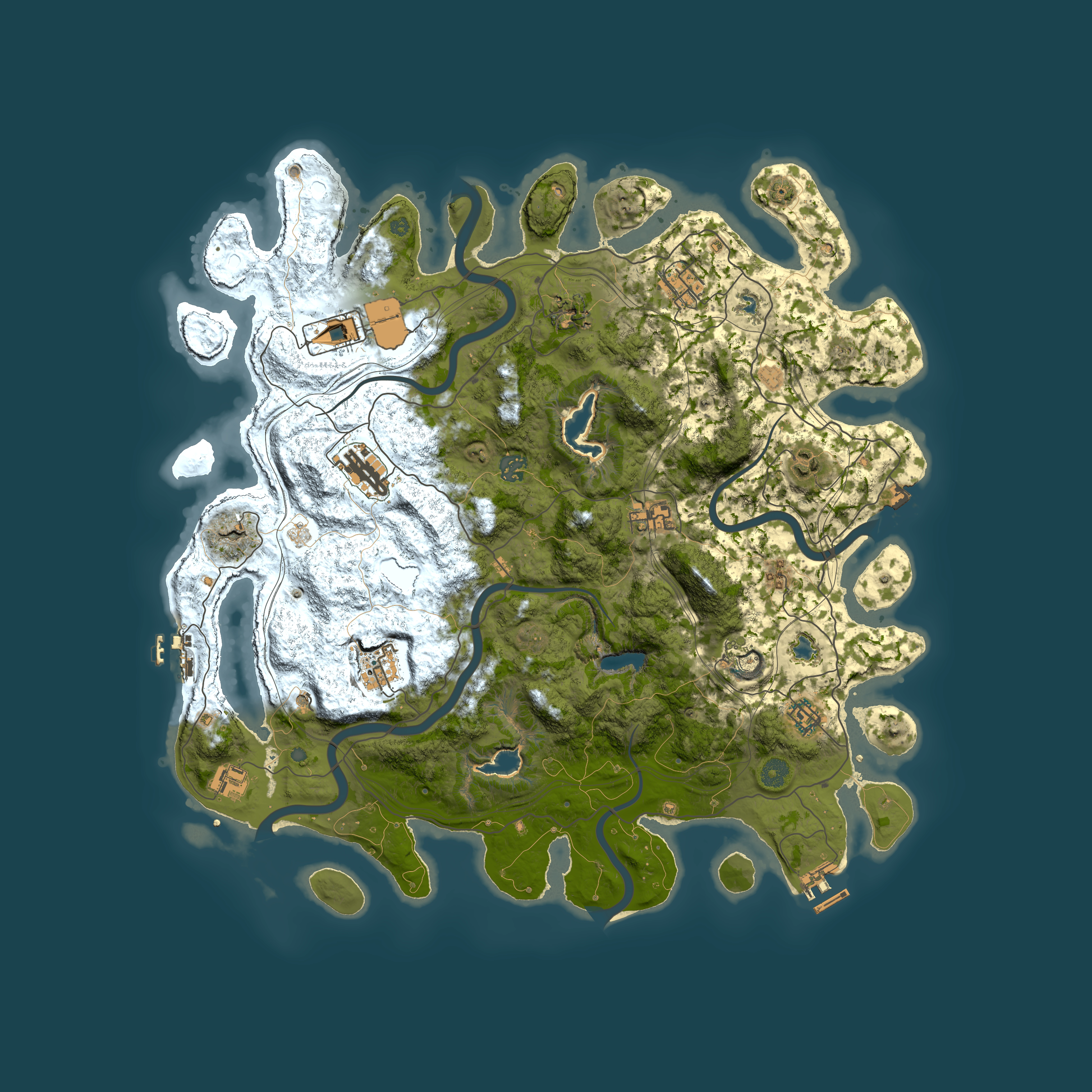 Full top-down render of Rust map seed 1852272301, 4500x4500m