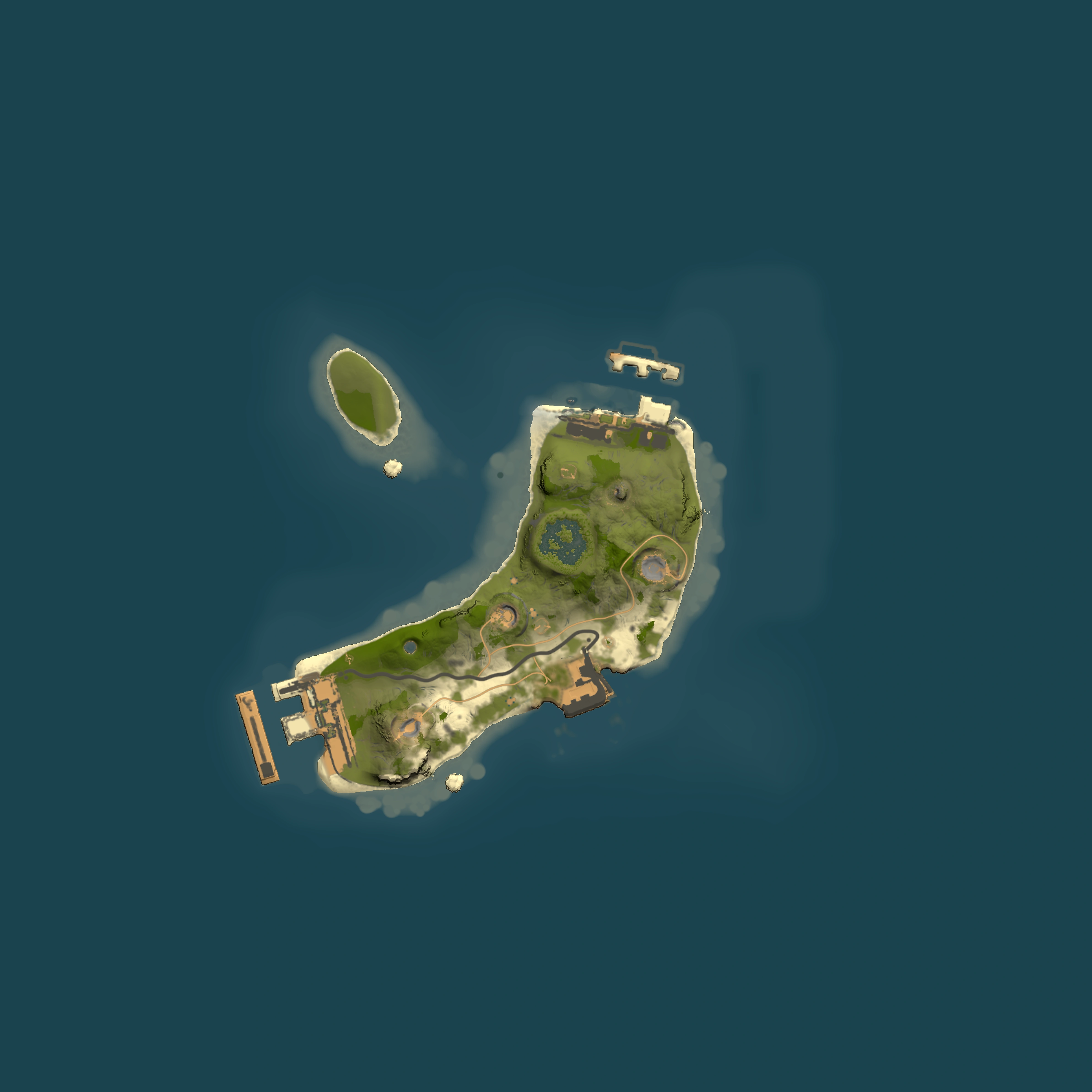Full top-down render of Rust map seed 913730630, 1500x1500m