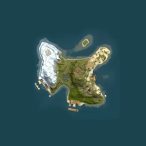 Rust map seed 198278540, 2000x2000m top-down preview