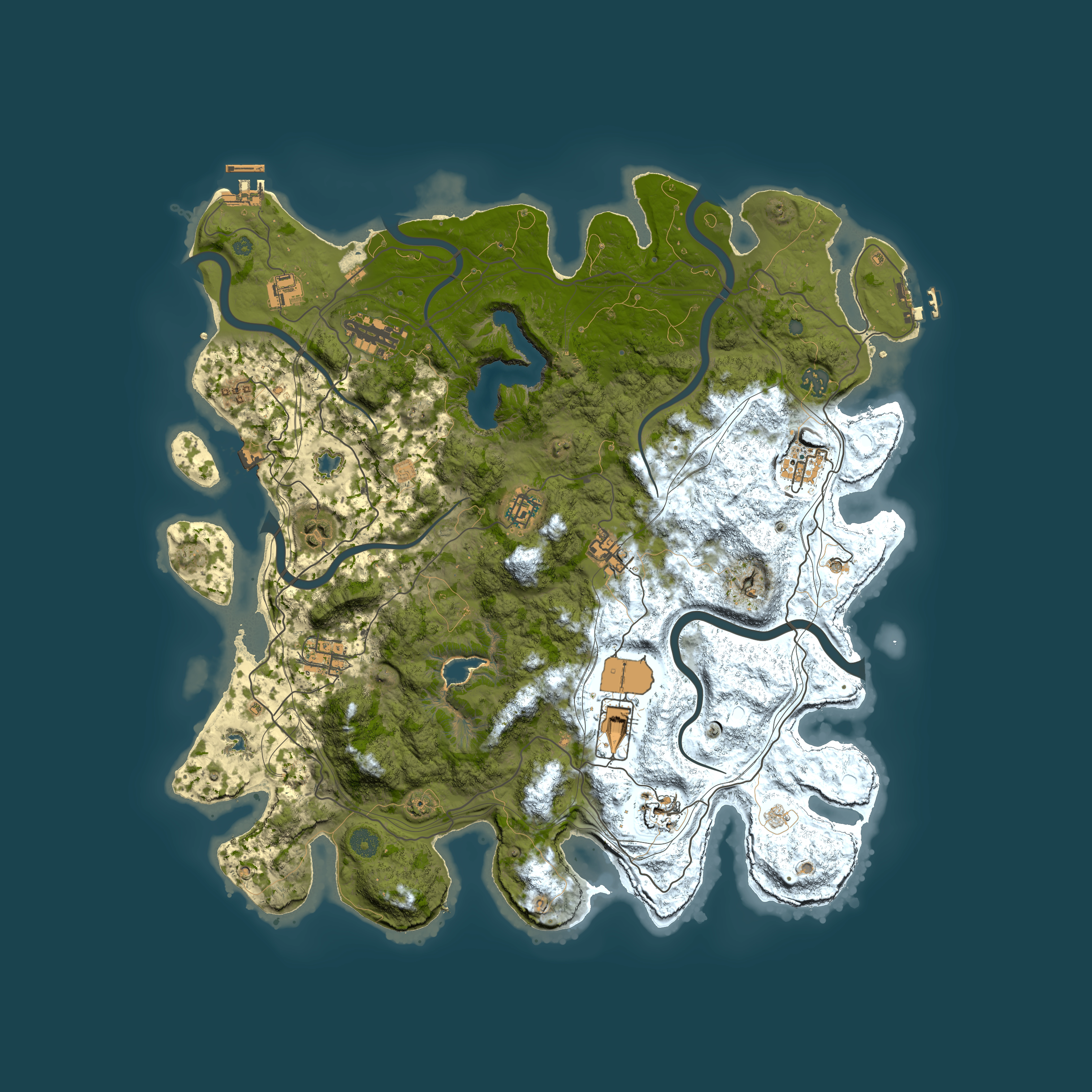 Full top-down render of Rust map seed 2098662902, 4500x4500m