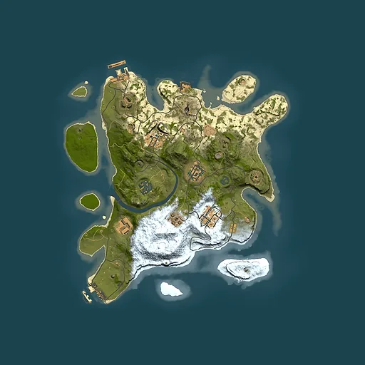Rust map seed 2022654530, 3000x3000m top-down preview