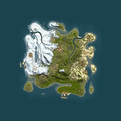Rust map seed 1965570636, 3000x3000m top-down preview