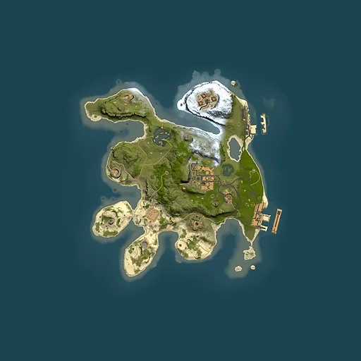 Rust map seed 144135812, 2000x2000m top-down preview