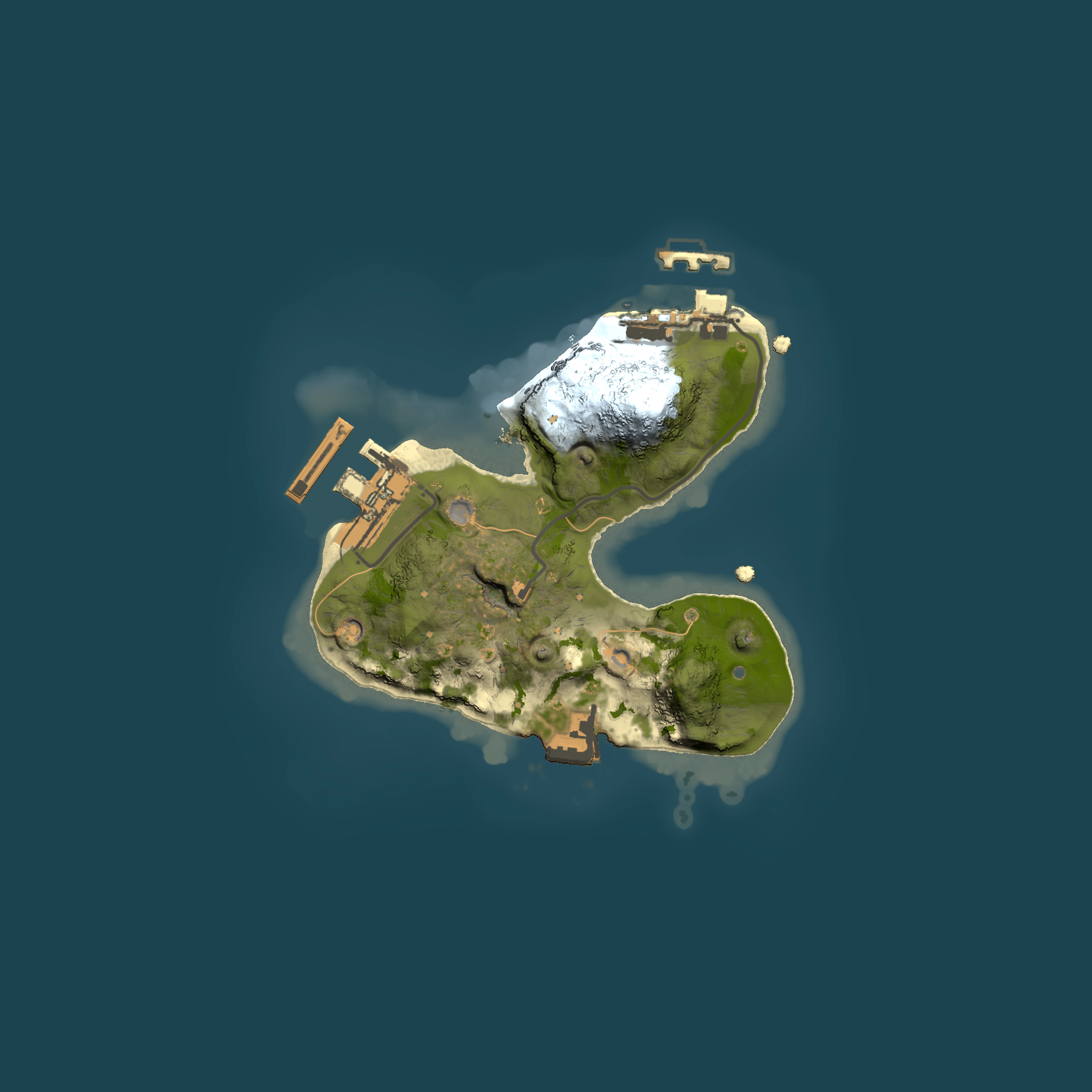 Full top-down render of Rust map seed 1892073228, 1500x1500m