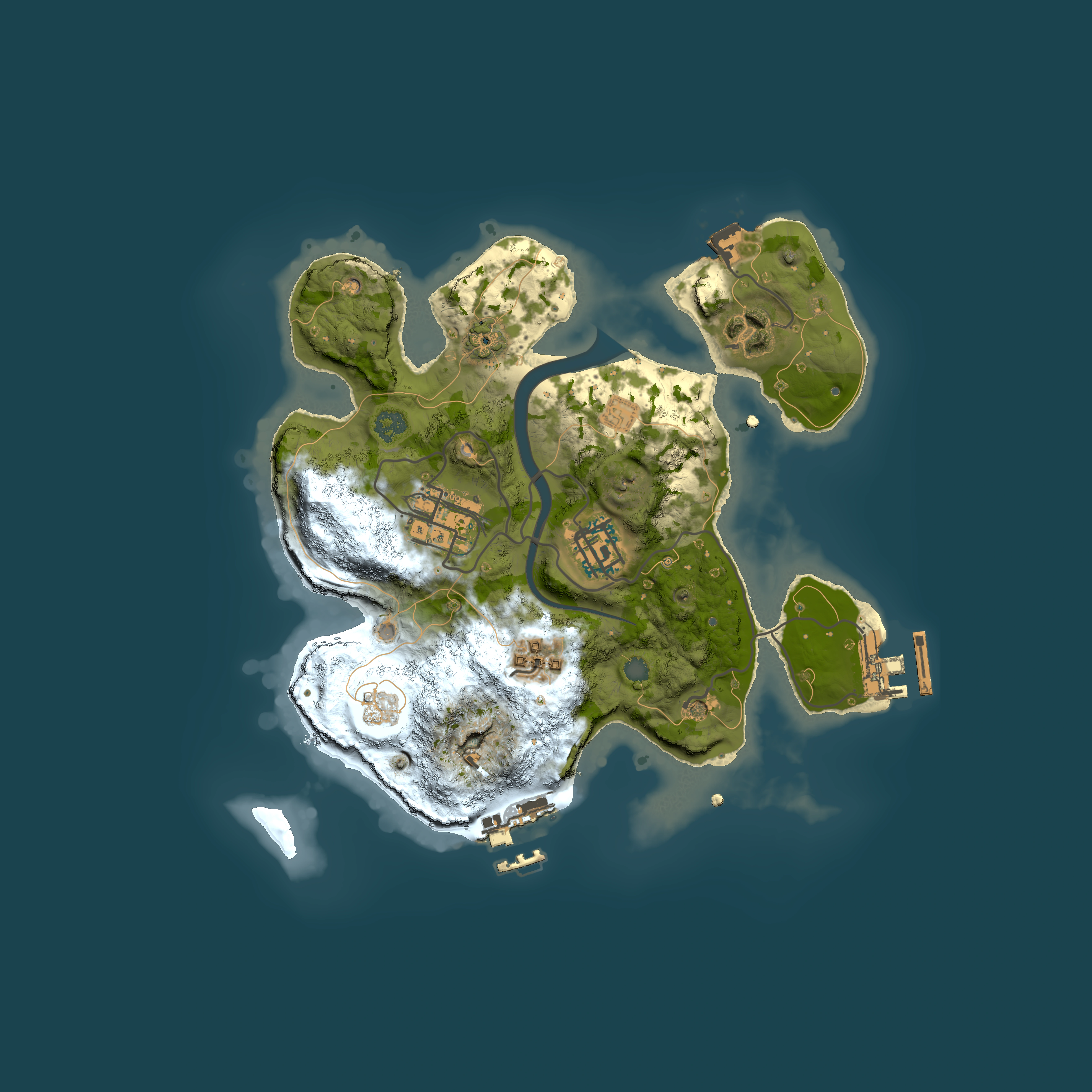 Full top-down render of Rust map seed 1902213059, 2500x2500m