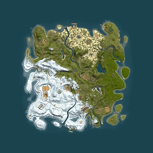 Rust map seed 790497262, 4500x4500m top-down preview
