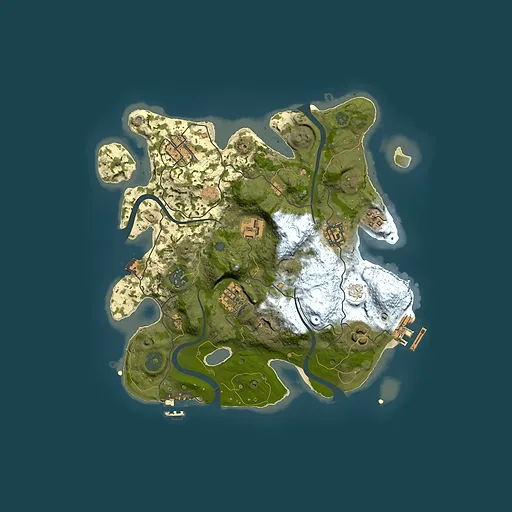 Rust map seed 671647253, 3000x3000m top-down preview