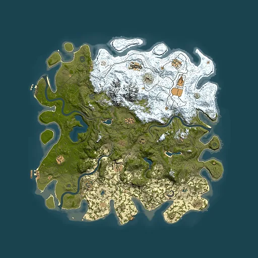 Rust map seed 1897000506, 5000x5000m top-down preview