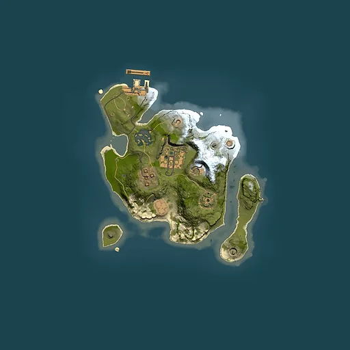 Rust map seed 7870435, 2000x2000m top-down preview