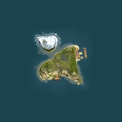 Rust map seed 354064522, 1500x1500m top-down preview