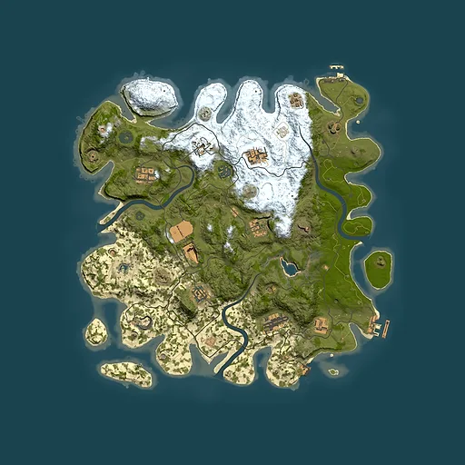 Rust map seed 474933828, 4000x4000m top-down preview