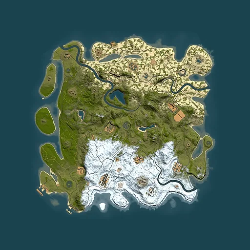 Rust map seed 1315055872, 4500x4500m top-down preview