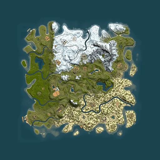 Rust map seed 1587113575, 5000x5000m top-down preview