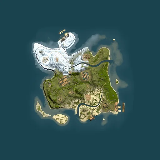 Rust map seed 739524944, 2500x2500m top-down preview