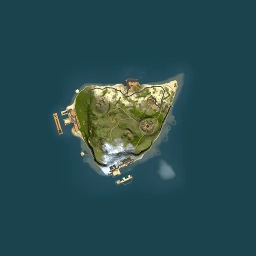 Rust map seed 580724129, 1500x1500m top-down preview