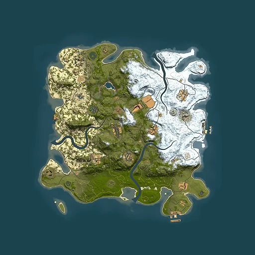 Rust map seed 780950047, 4000x4000m top-down preview