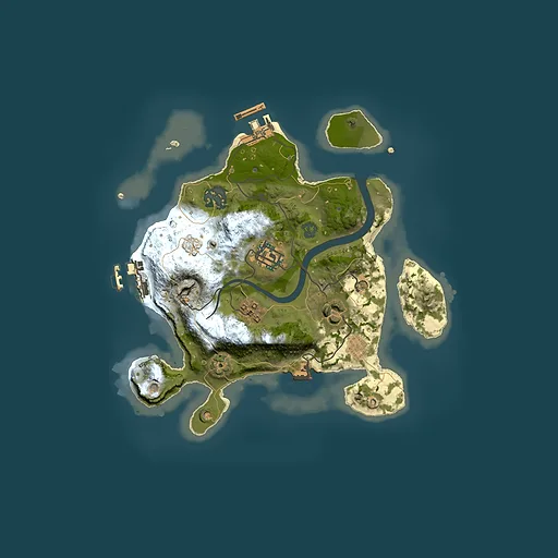 Rust map seed 438080068, 2500x2500m top-down preview