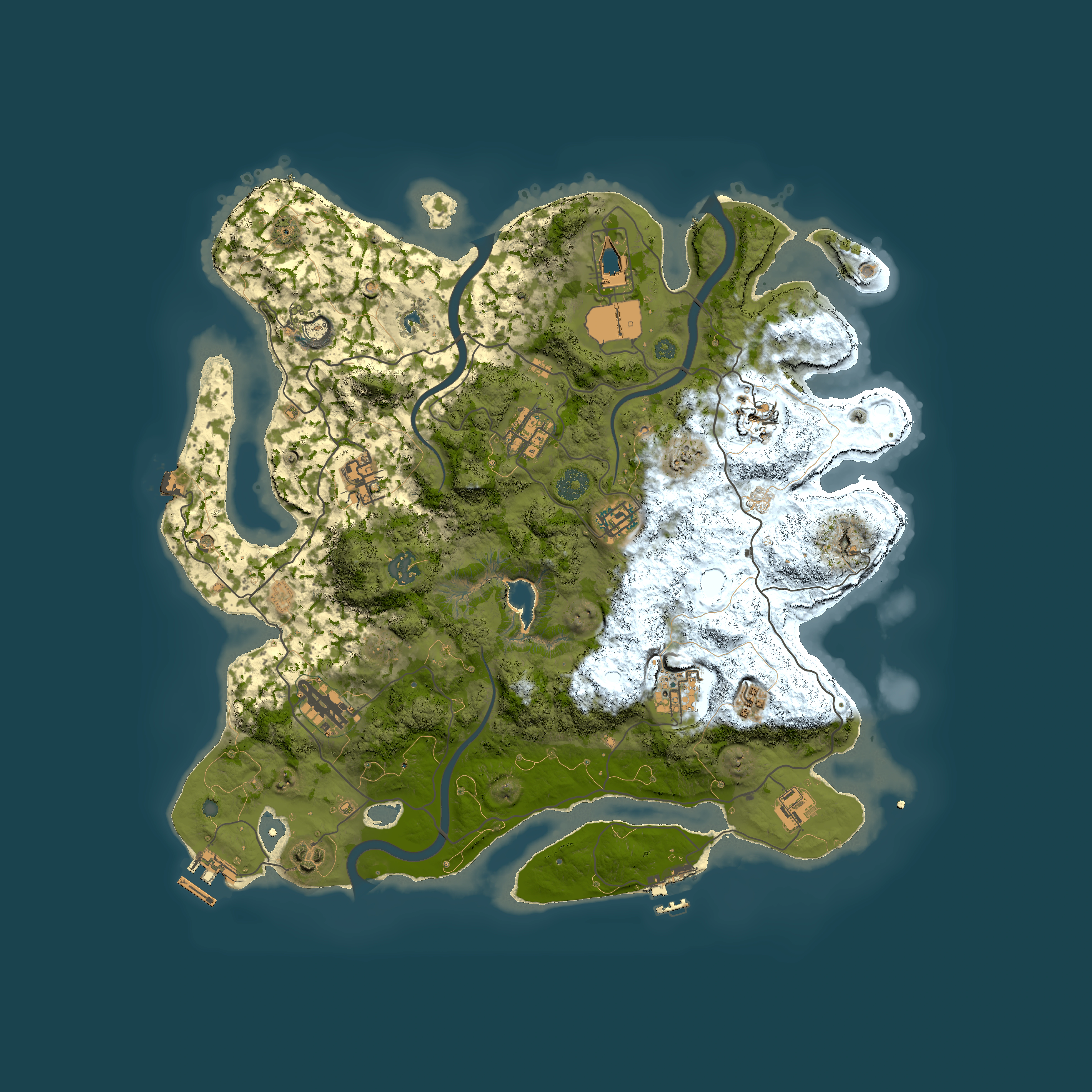 Full top-down render of Rust map seed 513992276, 4000x4000m