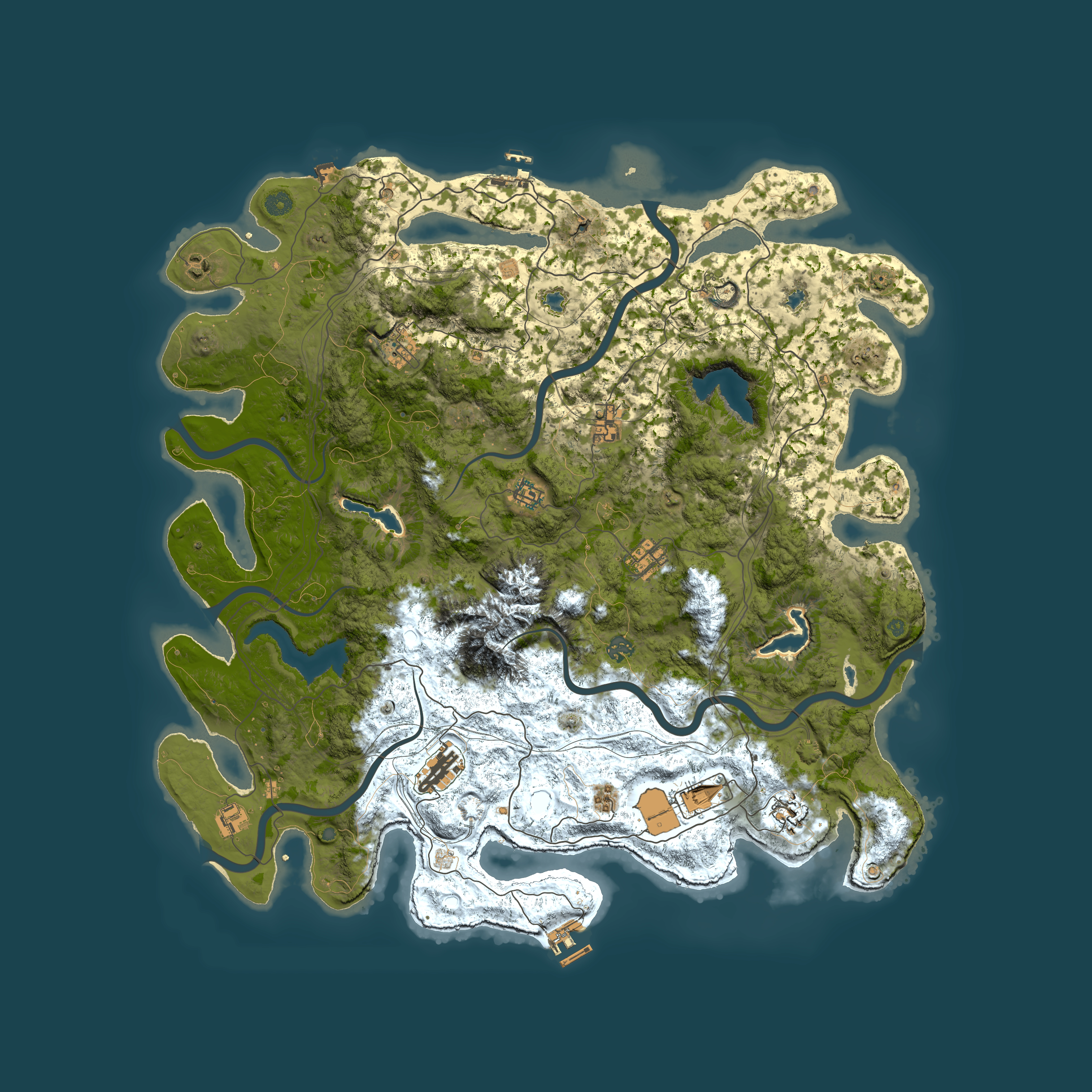 Full top-down render of Rust map seed 1553653367, 5000x5000m
