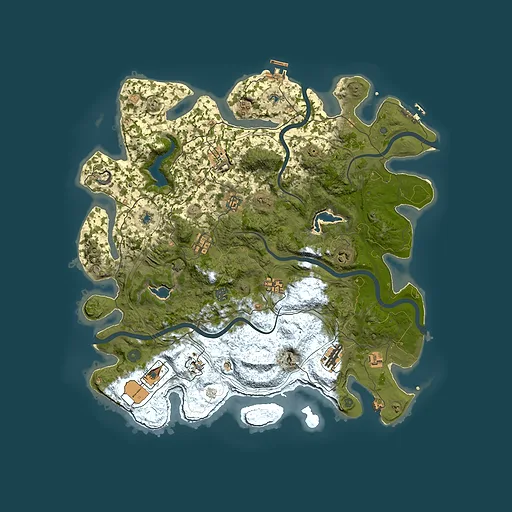 Rust map seed 374798015, 4500x4500m top-down preview