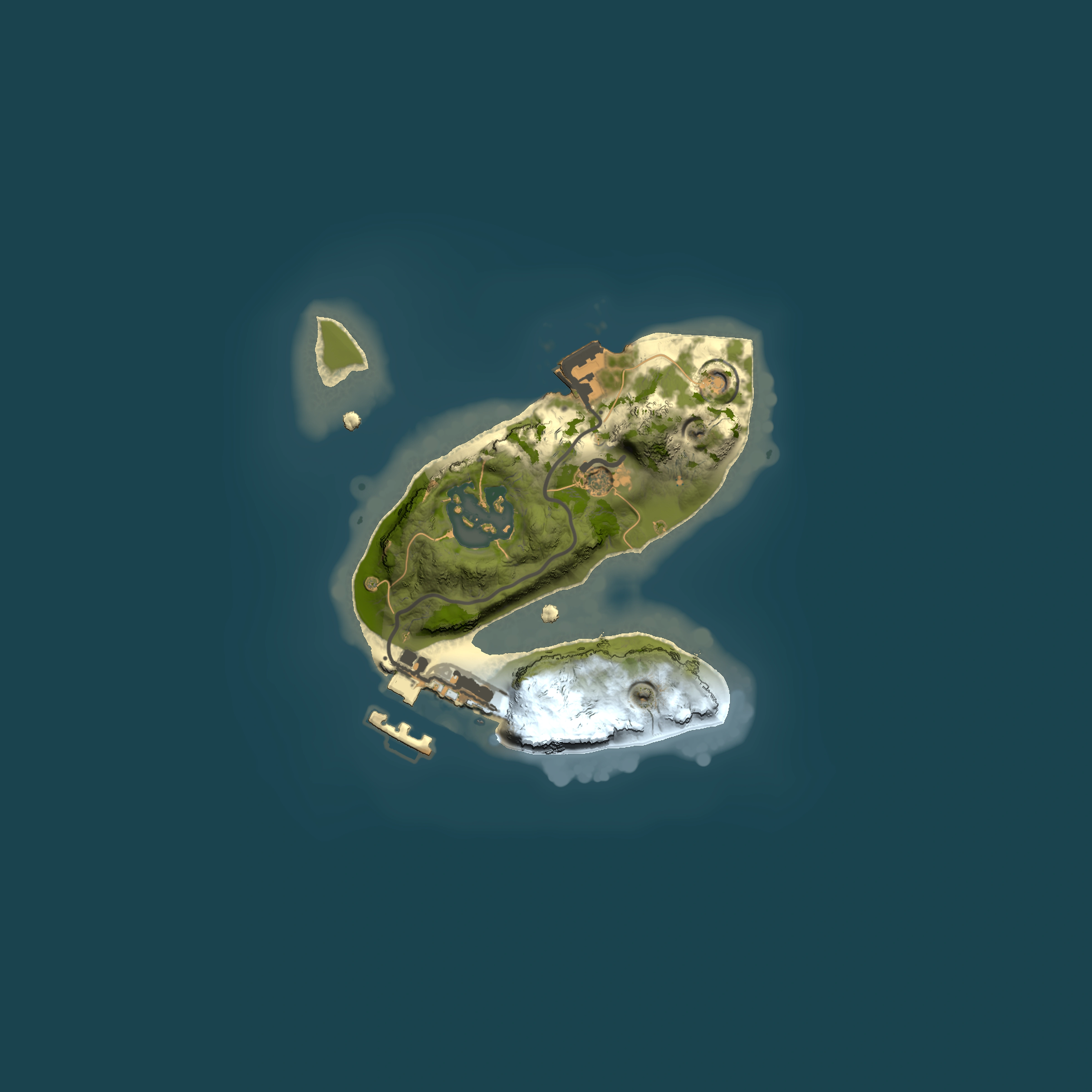 Full top-down render of Rust map seed 250447092, 1500x1500m