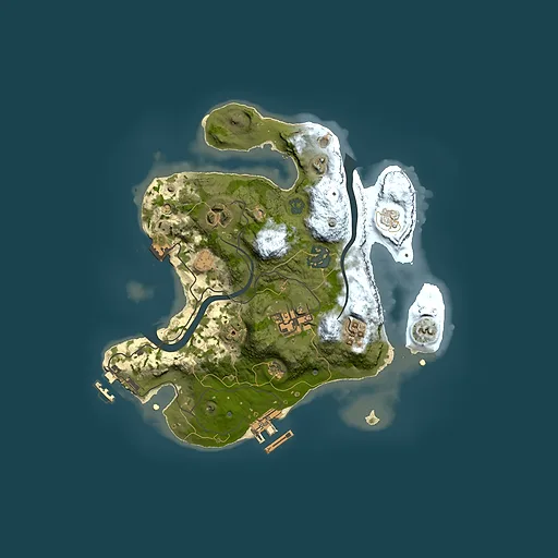 Rust map seed 11683299, 2500x2500m top-down preview