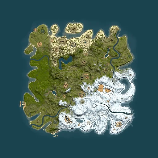 Rust map seed 1886333459, 4500x4500m top-down preview